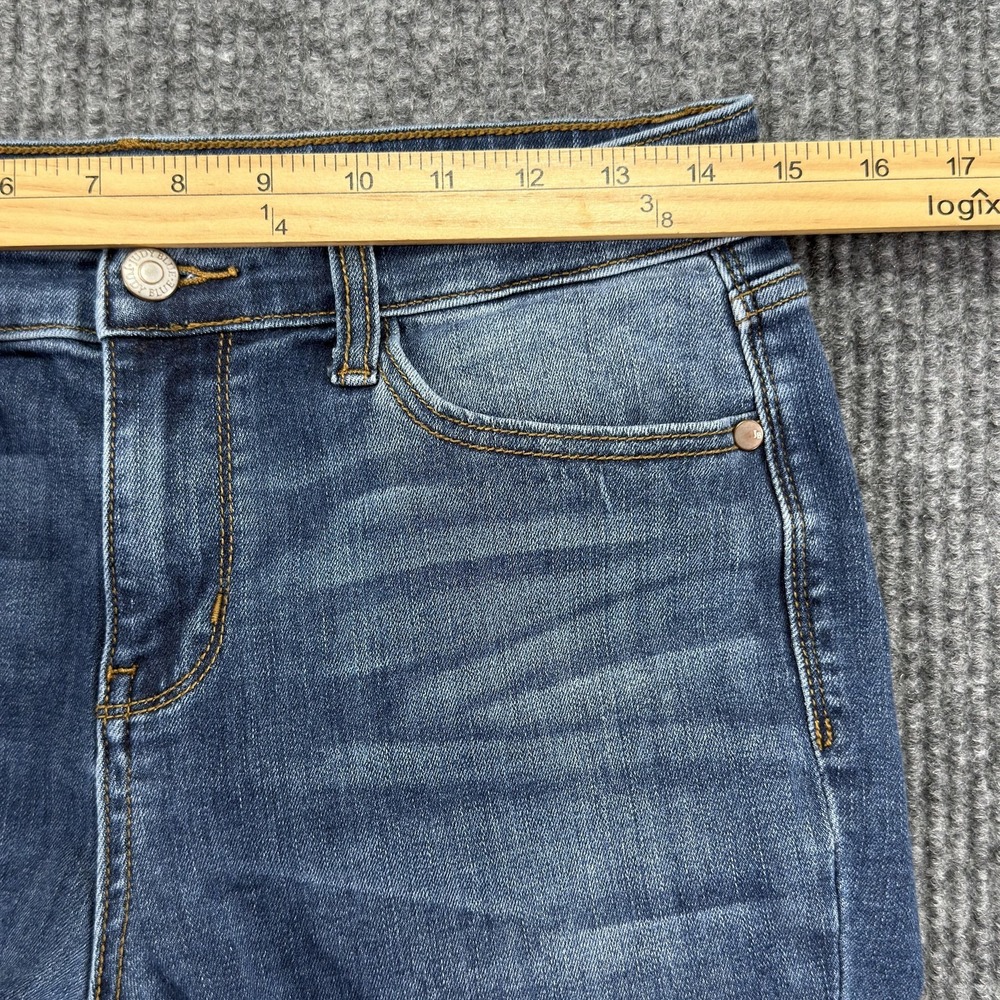 Judy Blue Straight Jeans Womens 9/29 Blue Medium Wash Mid Rise Stretch Denim - Picture 9 of 14